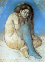 Picasso, Pablo - nude with crossed legs